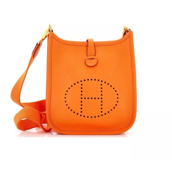 Hermes Handbags - Hermes mini Evelyne .Brand new